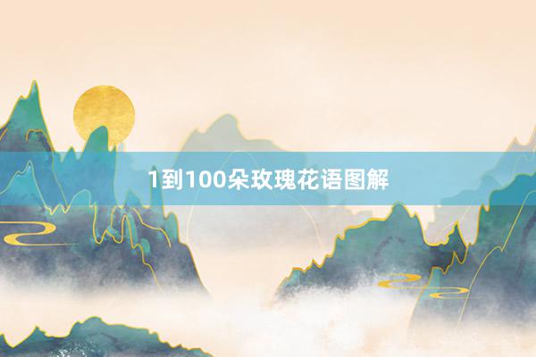 1到100朵玫瑰花语图解